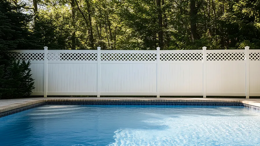 Vinyl Fence Around Pool